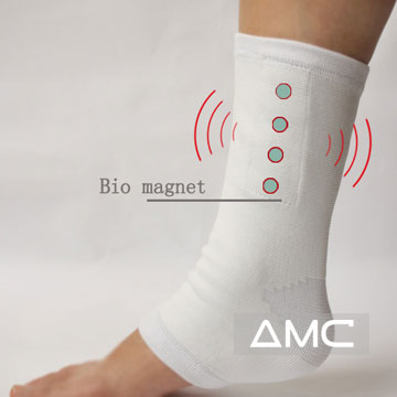magnetic white ankle support